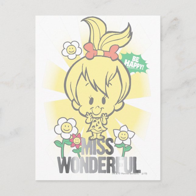 SMÅSTARNA™ Miss Wonderful Vykort (Framsida)