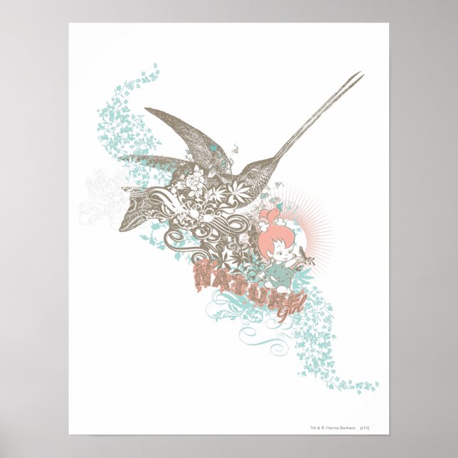 SMÅSTARNA™ Natur Girl Poster (Framsidan)