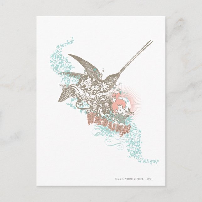 SMÅSTARNA™ Natur Girl Vykort (Framsida)