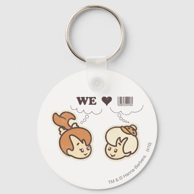 Småstarna och Bam Bam We Kärlek Nyckelring (Framsida)