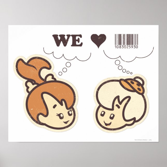 Småstarna och Bam Bam We Kärlek Poster (Framsidan)