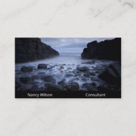 Småstarna och Sten längs havets kustlinje Visitkort