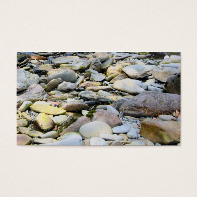 Småstarna och stenar visitkort (Framsidan)