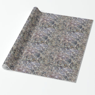 Småstarna Papper radbrytning under vatten Presentpapper