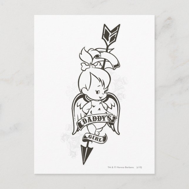 SMÅSTARNA™ Pappor Girl&B Vykort (Framsida)