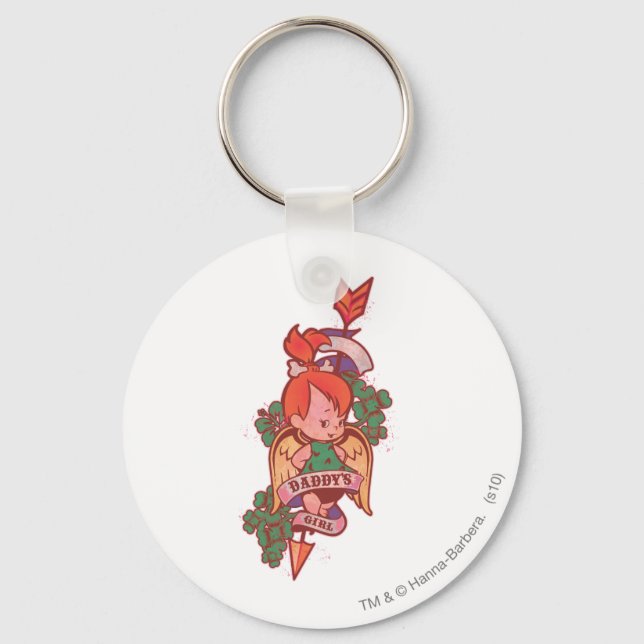SMÅSTARNA™ Pappor Girl Nyckelring (Framsida)