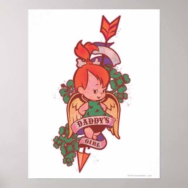 SMÅSTARNA™ Pappor Girl Poster (Framsidan)