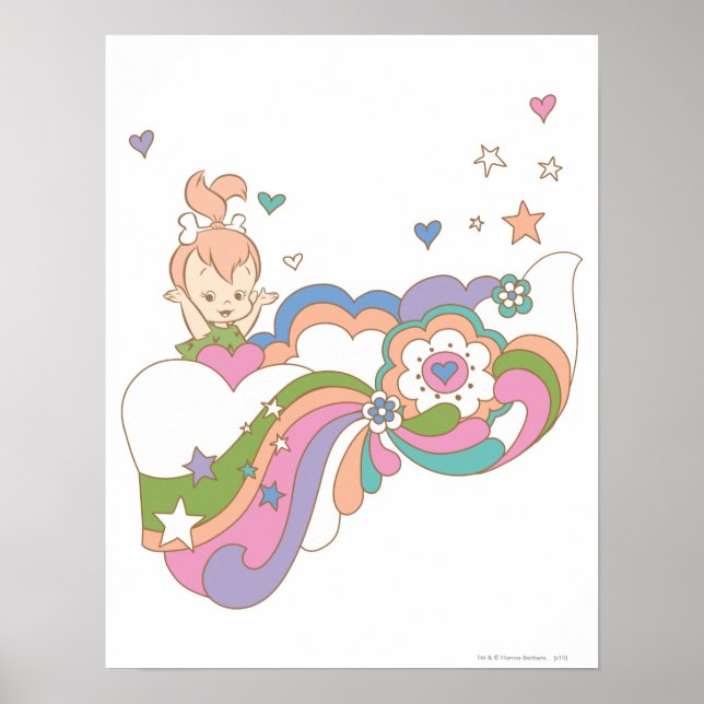 SMÅSTARNA™ Rainbow Cloud Poster (Framsidan)