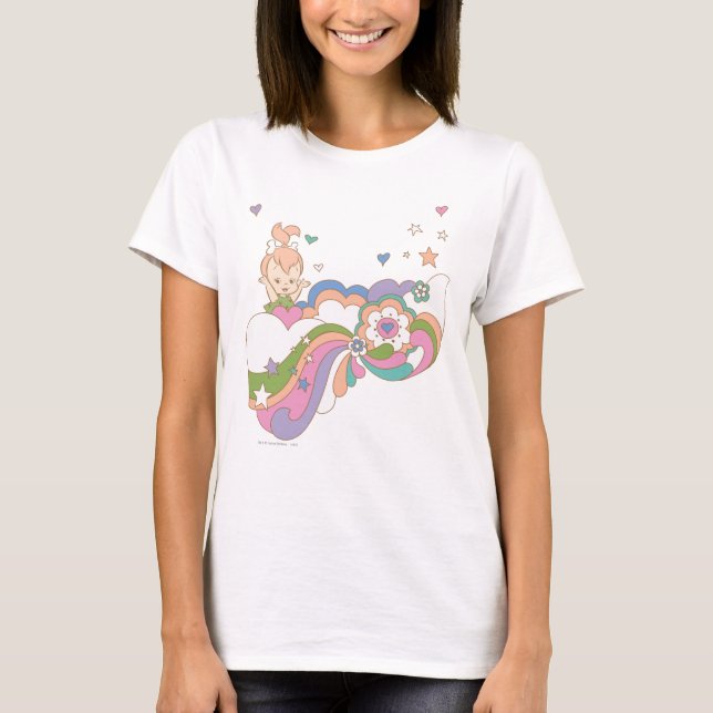 SMÅSTARNA™ Rainbow Cloud Tee (Framsida)