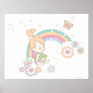 SMÅSTARNA™ Regnbåge och blommor Poster