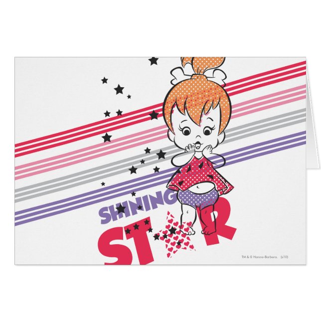 SMÅSTARNA™ Shining Stars Hälsningskort (Framsidan Horizontal)