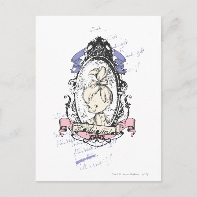 SMÅSTARNA™ Söt i reflektion Vykort (Framsida)