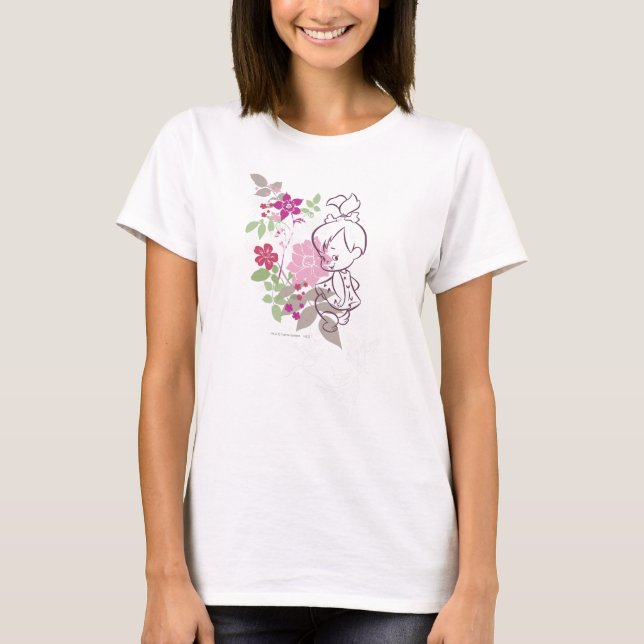 SMÅSTEN™ A-kutin i blommorna T-shirt (Framsida)