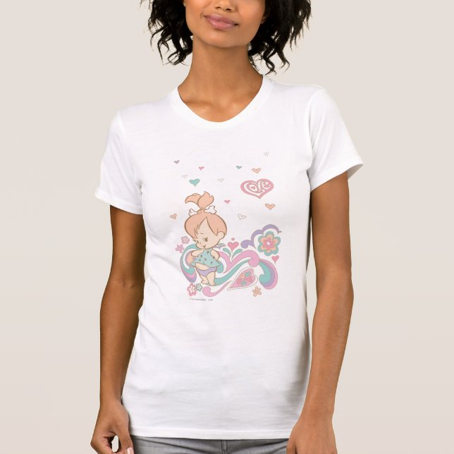 SMÅSTEN™ Kärlek Swirls Tee Shirt (Framsida)