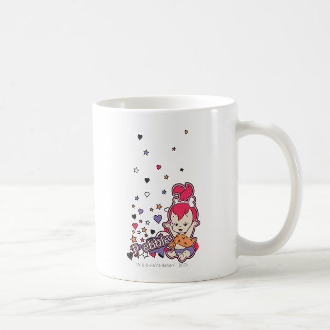 SMÅSTEN™ Lila Heart Kaffemugg (Höger)
