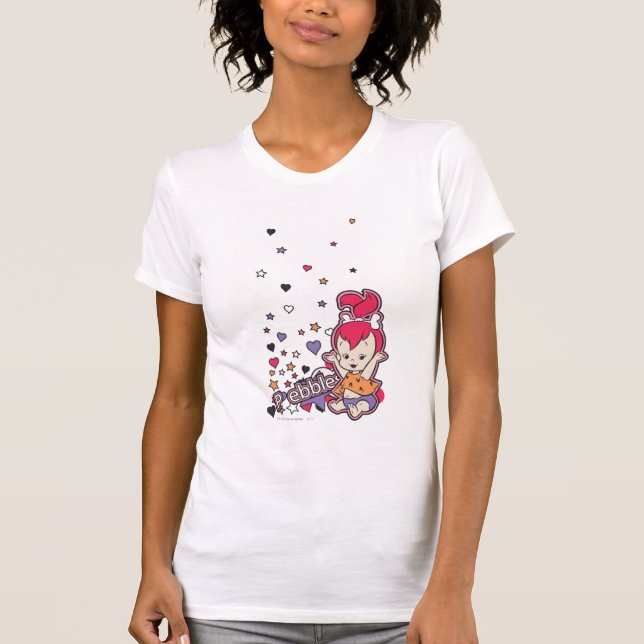 SMÅSTEN™ Lila Heart Tee (Framsida)