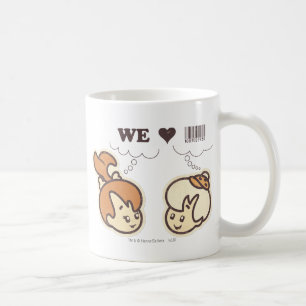 Småsten och Bam Bam som vi älskar Kaffemugg