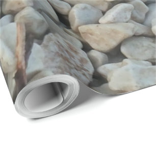 Småsten på strand stensfotografering presentpapper