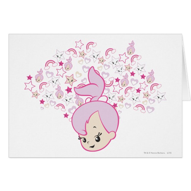 SMÅSTEN™ Star-utskrift Hälsningskort (Framsidan Horizontal)