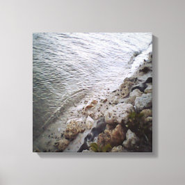 Småsten Vid Stranden Canvastryck