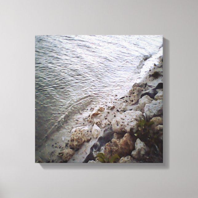 Småsten Vid Stranden Canvastryck (Framsida)