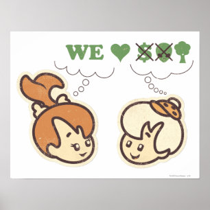 SMÅSTENS™- och Bam Bam Kärlek Nature Poster