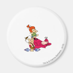 SMÅSTENS™- och Bam Bam- och Dino-uppspelningstid Magnet
