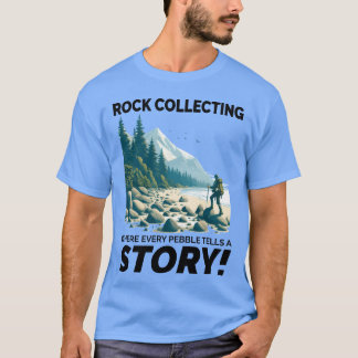 Småstenssamlings Mineral Samlare Geologi T Shirt
