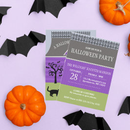 Småt hemlig heminbjudan från Halloween Inbjudningar