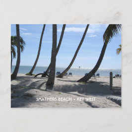 Smathers Beach, Nyckel Väster, Florida Vykort