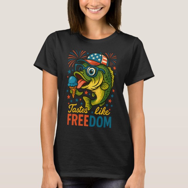 Småttingar, stjärnor och ränder t shirt (Framsida)