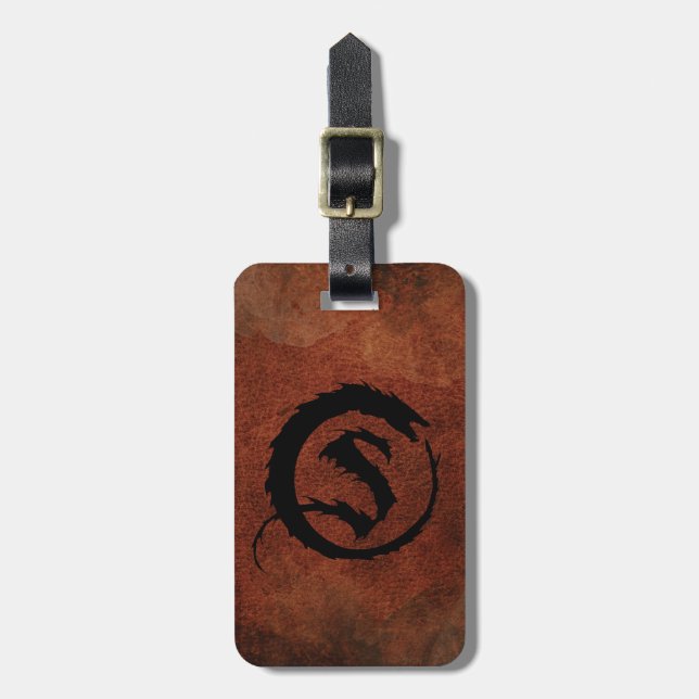SMAUG™-Logotyp Bagagebricka (Vertikal Framsida)