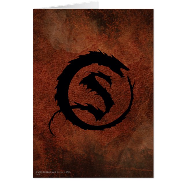 SMAUG™-Logotyp Hälsningskort (Framsidan)