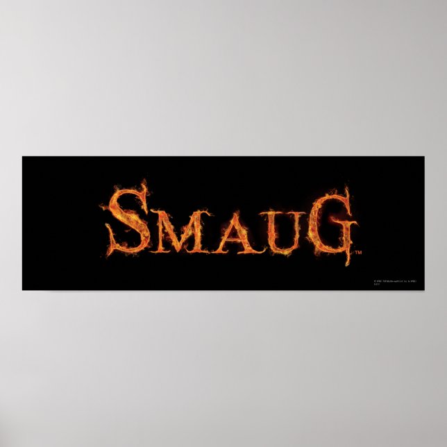 SMAUG™ Namn-grafik Poster (Framsidan)