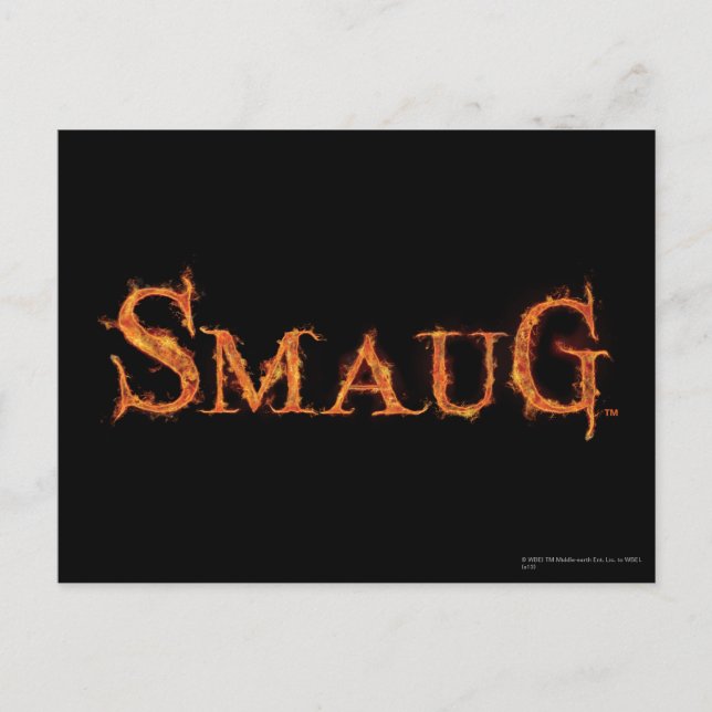 SMAUG™ Namn-grafik Vykort (Framsida)