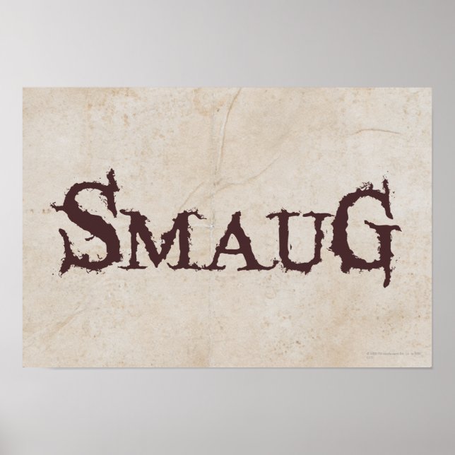 SMAUG™ Namn Poster (Framsidan)