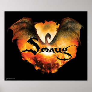 SMAUG™ över Laketown Poster
