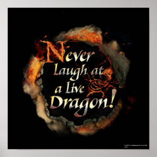 SMAUG™ - Skruva aldrig Logotyp-grafik Poster