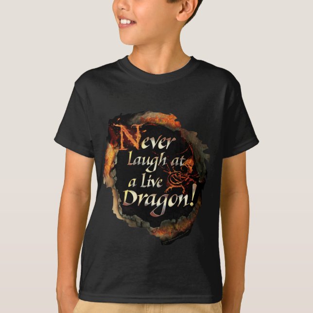 SMAUG™ - Skruva aldrig Logotyp-grafik Tee (Framsida)