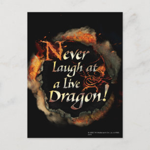 SMAUG™ - Skruva aldrig Logotyp-grafik Vykort
