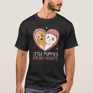 Småvalpar för Rädding av stora hjärtan - Hund T Shirt