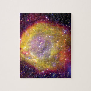SMC WR7 Binär stjärne-nebula - Hubble-rymdbild Pussel