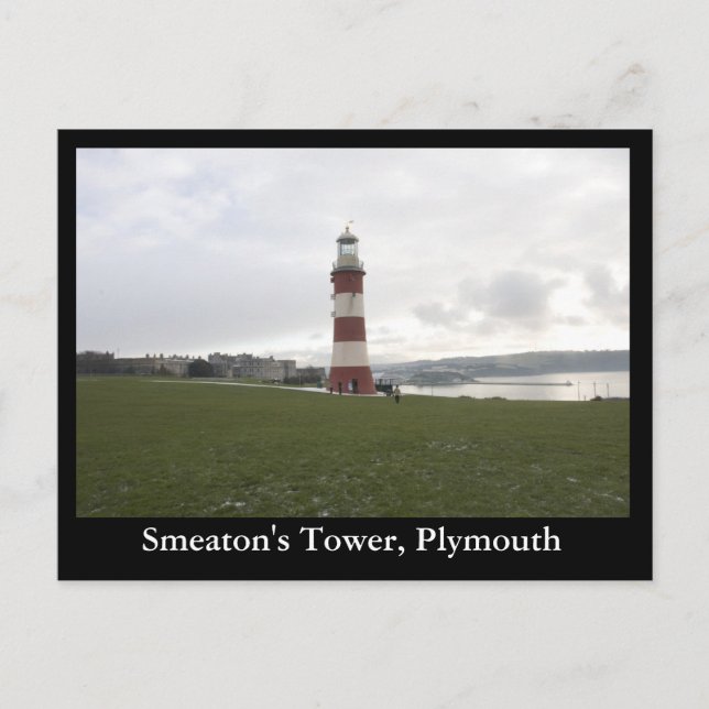 Smeatons Torn, Plymouth Vykort (Framsida)
