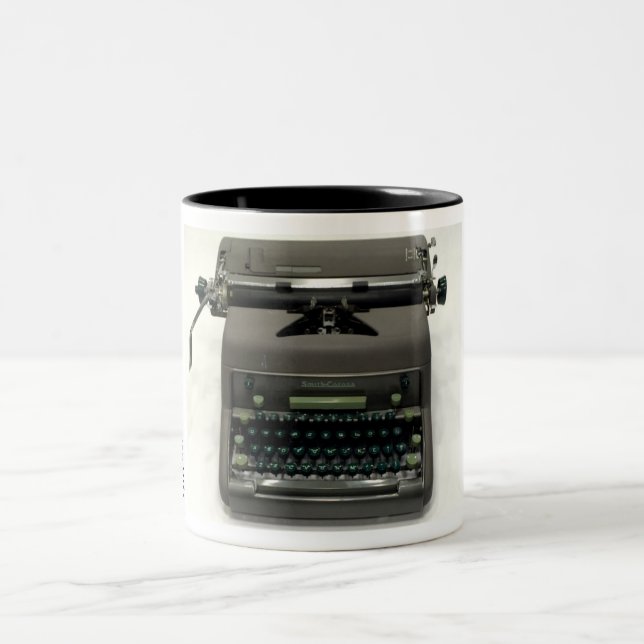 Smed-Kran 7A skrivmaskin Två-Tonad Mugg (Center)