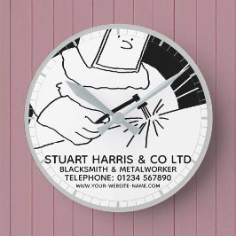 Smed & Metallsmed Rund Klocka