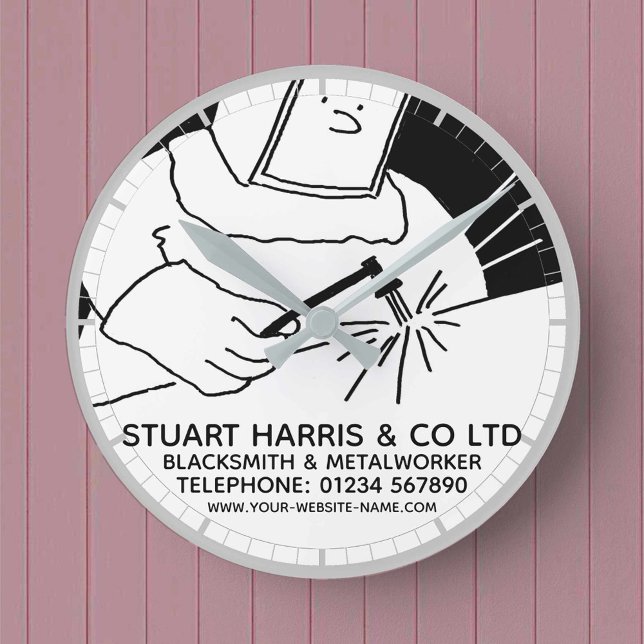 Smed & Metallsmed Rund Klocka (Skapare uppladdad)