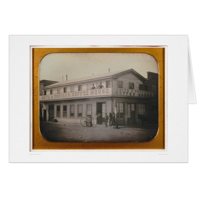 Smed- och portvakt kaffehus…,  (40084) hälsningskort (Framsidan Horizontal)