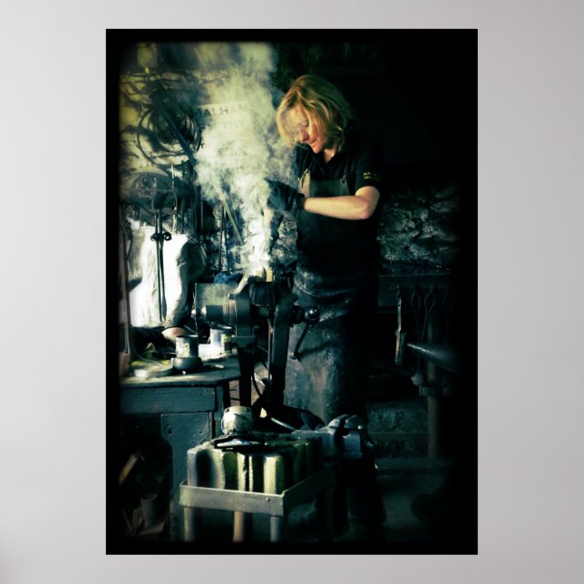 Smed till arbete poster (Framsidan)