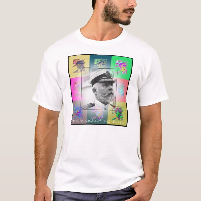 Smeden för popkonstkapten av det Titanic Tee Shirt (Framsida)