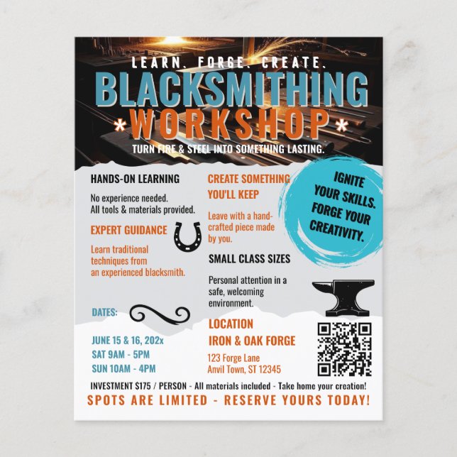 Smedja workshop Flyer liten  (Framsidan)